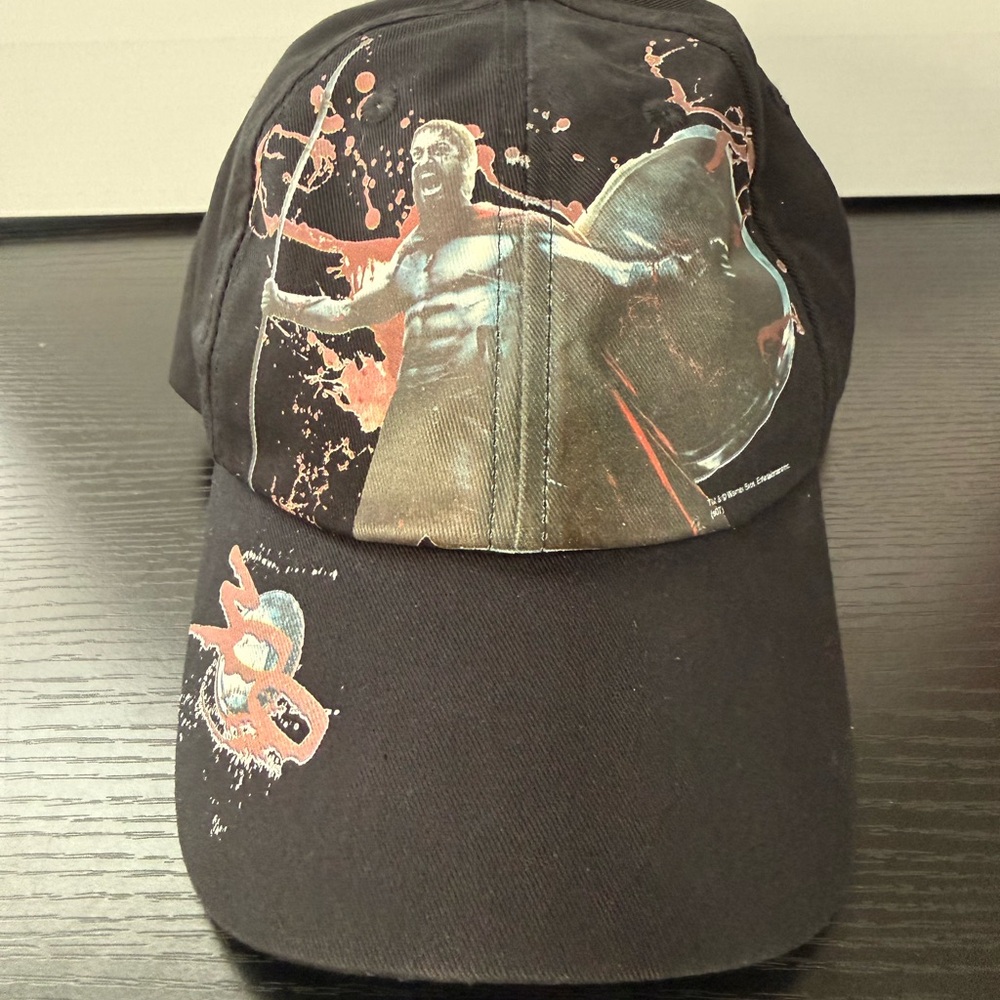 RARE! Warner Bros. 2007 “300” King Leonidas SnapBack Hat by NECA